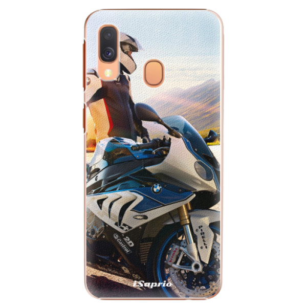 Plastové pouzdro iSaprio - Motorcycle 10 - Samsung Galaxy A40
