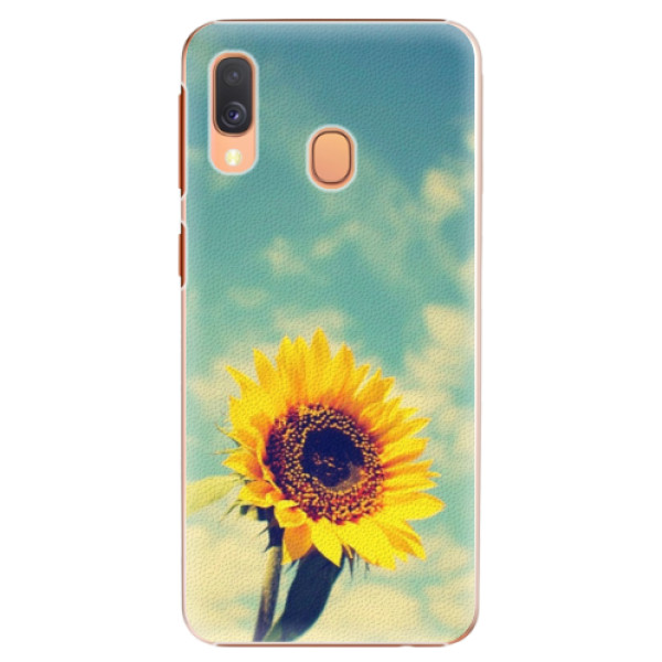 Plastové pouzdro iSaprio Slunečnice 01 na mobil Samsung Galaxy A40 (Plastový kryt, obal, pouzdro iSaprio Slunečnice 01 na mobilní telefon Samsung Galaxy A40)