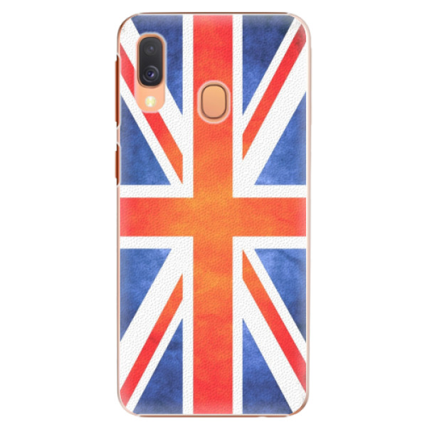 Plastové pouzdro iSaprio Britská Vlajka na mobil Samsung Galaxy A40 (Plastový kryt, obal, pouzdro iSaprio Britská Vlajka na mobilní telefon Samsung Galaxy A40)
