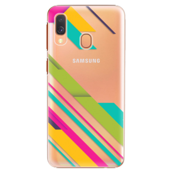 Levně Plastové pouzdro iSaprio - Color Stripes 03 - Samsung Galaxy A40