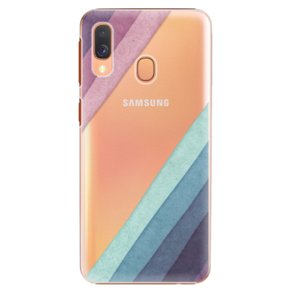 Plastové pouzdro iSaprio - Glitter Stripes 01 - Samsung Galaxy A40