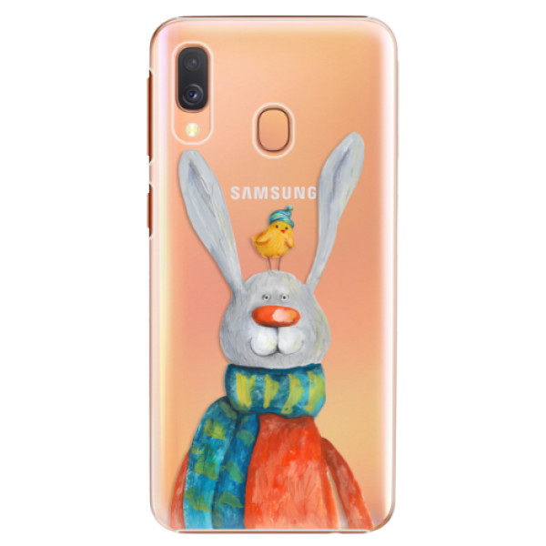 Plastové pouzdro iSaprio - Rabbit And Bird - Samsung Galaxy A40