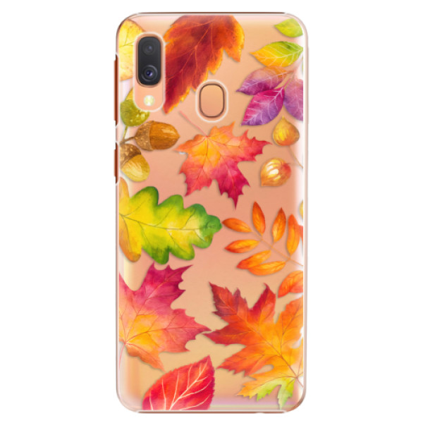 Levně Plastové pouzdro iSaprio - Autumn Leaves 01 - Samsung Galaxy A40