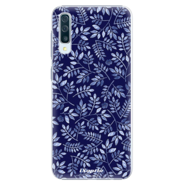 Plastové pouzdro iSaprio Blue Leaves 05 na mobil Samsung Galaxy A50 / A30s (Plastový kryt, obal, pouzdro iSaprio Blue Leaves 05 na mobilní telefon Samsung Galaxy A50 / A30s)