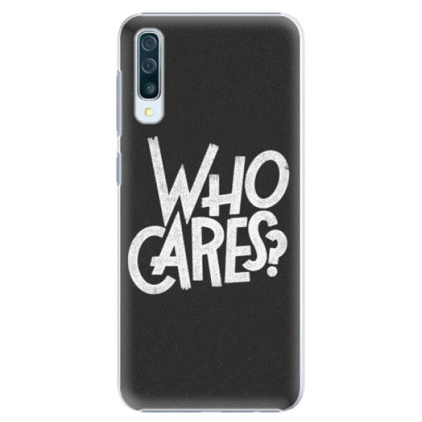 Plastové pouzdro iSaprio - Who Cares - Samsung Galaxy A50