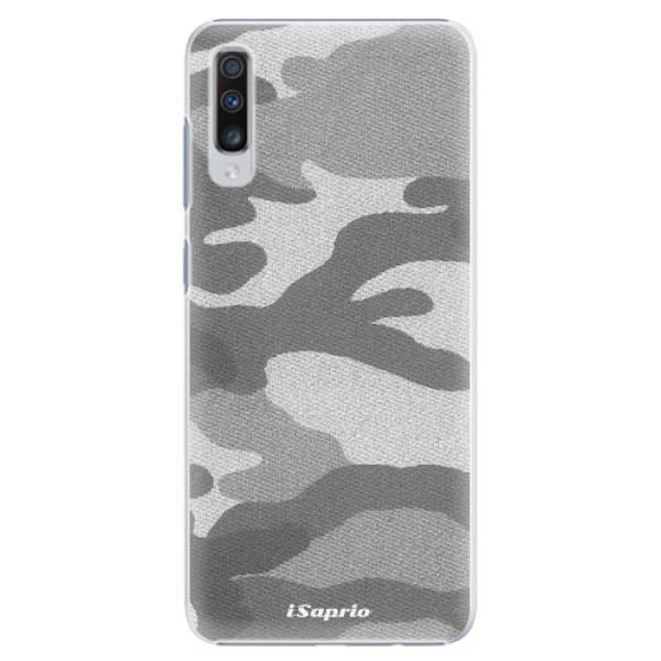 Plastové pouzdro iSaprio - Gray Camuflage 02 - Samsung Galaxy A70