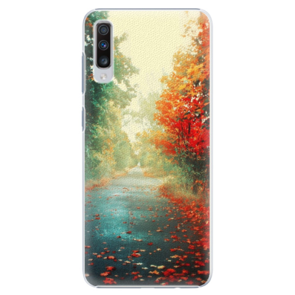 Plastové pouzdro iSaprio - Autumn 03 - Samsung Galaxy A70