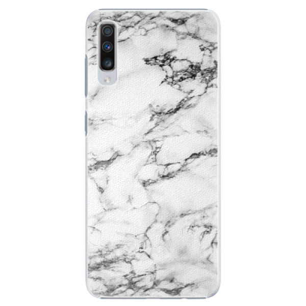 Plastové pouzdro iSaprio - White Marble 01 - Samsung Galaxy A70