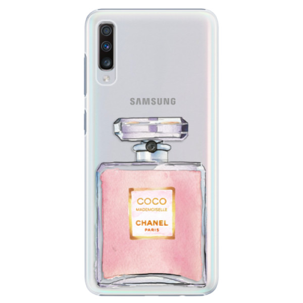 Plastové pouzdro iSaprio - Chanel Rose - Samsung Galaxy A70