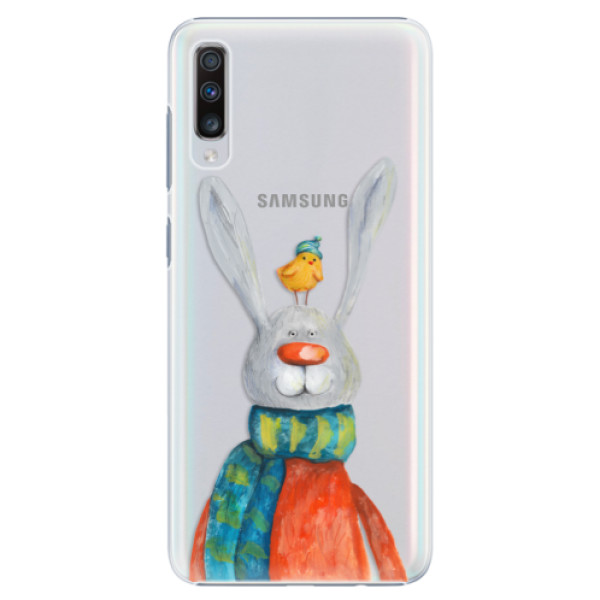 Plastové pouzdro iSaprio - Rabbit And Bird - Samsung Galaxy A70