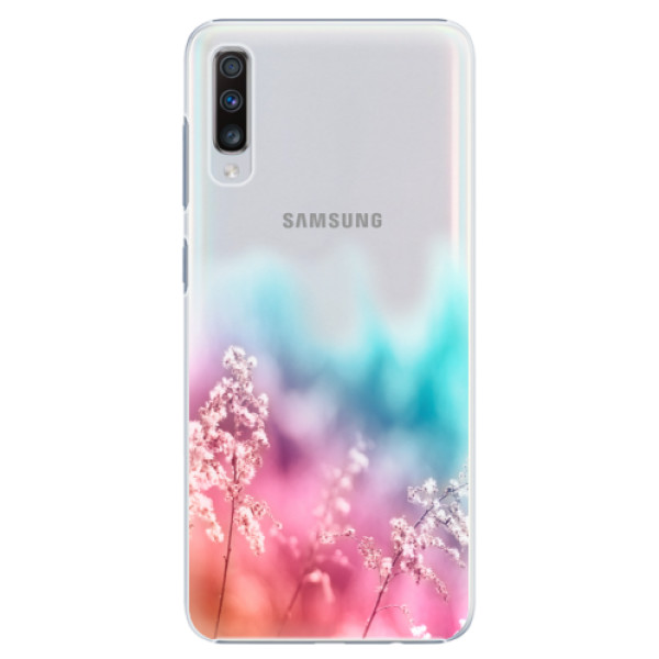 Plastové pouzdro iSaprio - Rainbow Grass - Samsung Galaxy A70