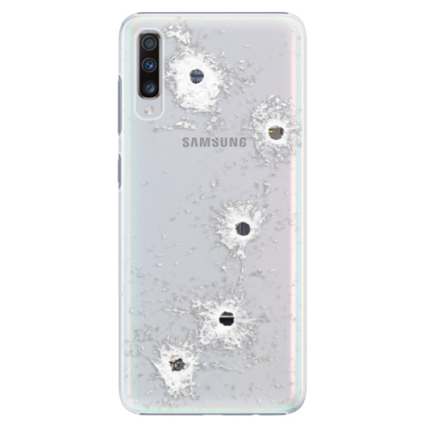 Plastové pouzdro iSaprio - Gunshots - Samsung Galaxy A70