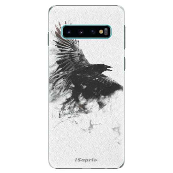 Plastové pouzdro iSaprio - Dark Bird 01 - Samsung Galaxy S10