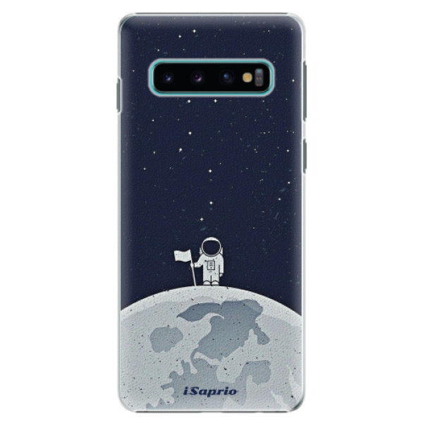 Plastové pouzdro iSaprio Na Měsíci 10 na mobil Samsung Galaxy S10 (Plastový kryt, obal, pouzdro iSaprio Na Měsíci 10 na mobilní telefon Samsung Galaxy S10)