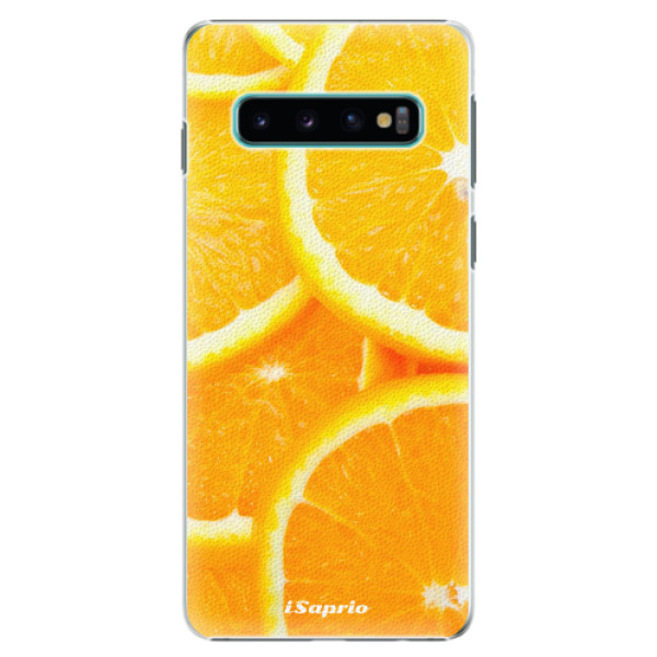 Plastové pouzdro iSaprio - Orange 10 - Samsung Galaxy S10