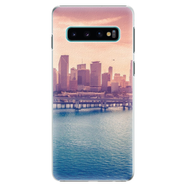Plastové pouzdro iSaprio - Morning in a City - Samsung Galaxy S10