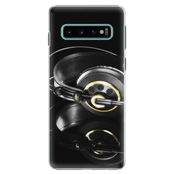 Levně Plastové pouzdro iSaprio - Headphones 02 - Samsung Galaxy S10