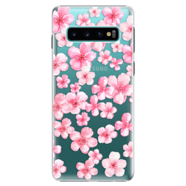 Plastové pouzdro iSaprio - Flower Pattern 05 - Samsung Galaxy S10