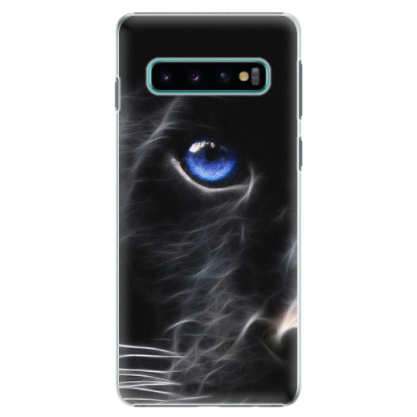 Plastové pouzdro iSaprio - Black Puma - Samsung Galaxy S10