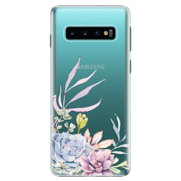 Plastové pouzdro iSaprio - Succulent 01 - Samsung Galaxy S10