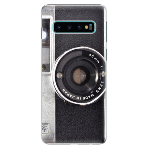 Plastové pouzdro iSaprio - Vintage Camera 01 - Samsung Galaxy S10