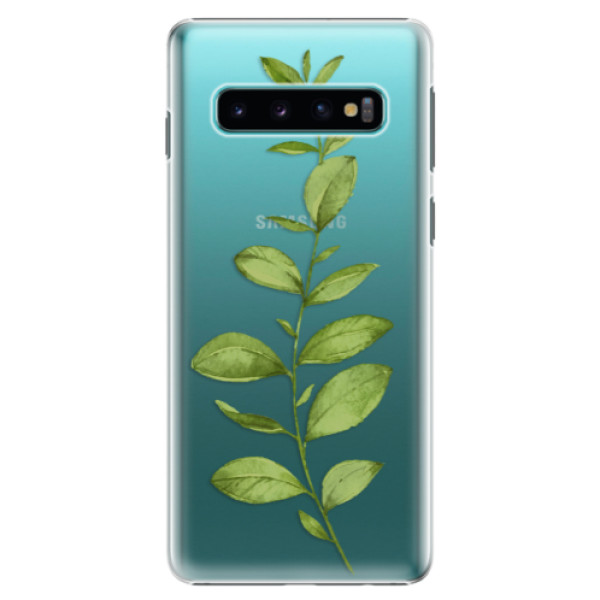 Plastové pouzdro iSaprio - Green Plant 01 - Samsung Galaxy S10