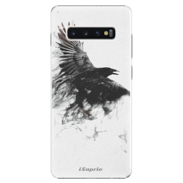 Plastové pouzdro iSaprio - Dark Bird 01 - Samsung Galaxy S10+