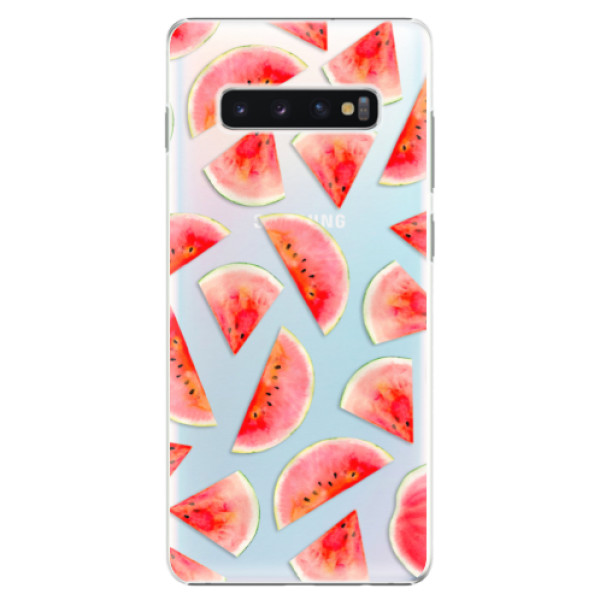Plastové pouzdro iSaprio - Melon Pattern 02 - Samsung Galaxy S10+