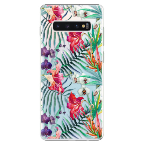 Plastové pouzdro iSaprio - Flower Pattern 03 - Samsung Galaxy S10+