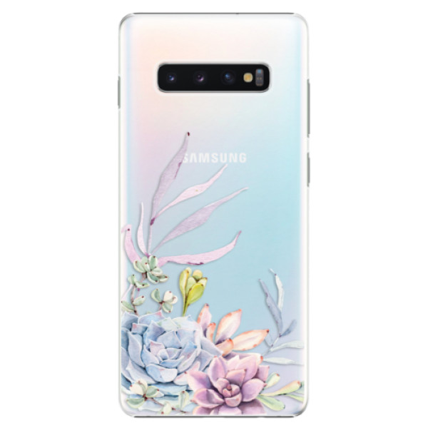 Plastové pouzdro iSaprio - Succulent 01 - Samsung Galaxy S10+