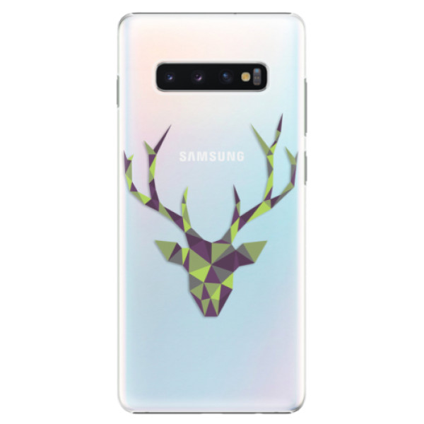 Plastové pouzdro iSaprio - Deer Green - Samsung Galaxy S10+