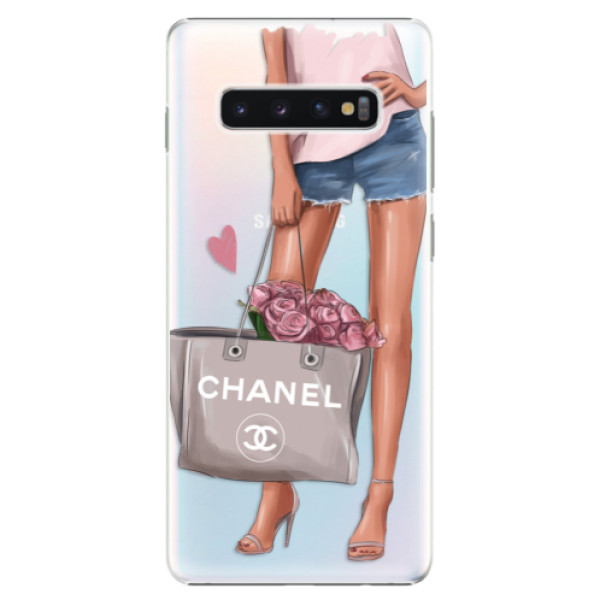 Plastové pouzdro iSaprio - Fashion Bag - Samsung Galaxy S10+
