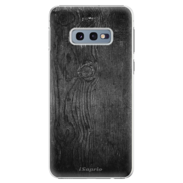 Plastové pouzdro iSaprio - Black Wood 13 - Samsung Galaxy S10e