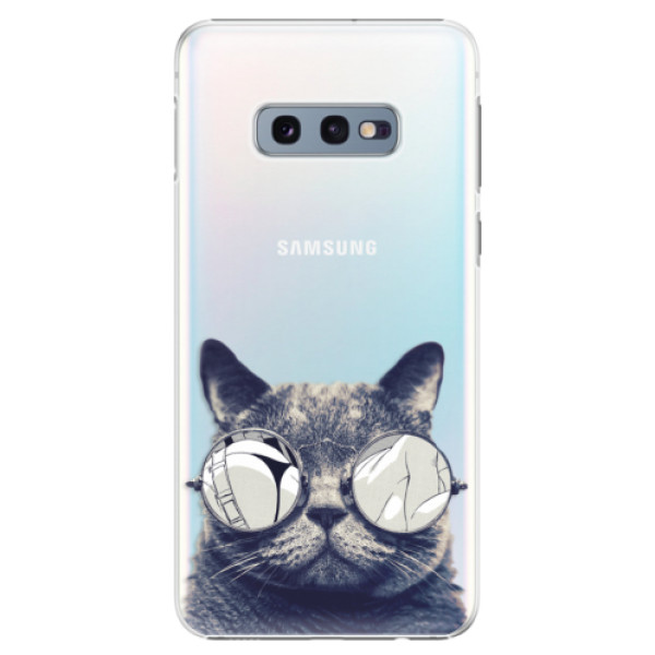 Plastové pouzdro iSaprio - Crazy Cat 01 - Samsung Galaxy S10e