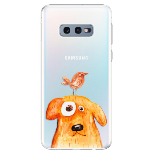 Plastové pouzdro iSaprio - Dog And Bird - Samsung Galaxy S10e