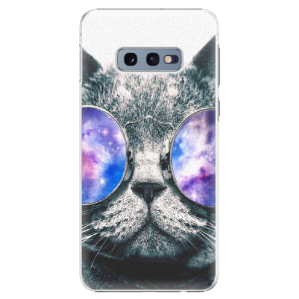 Plastové pouzdro iSaprio - Galaxy Cat - Samsung Galaxy S10e