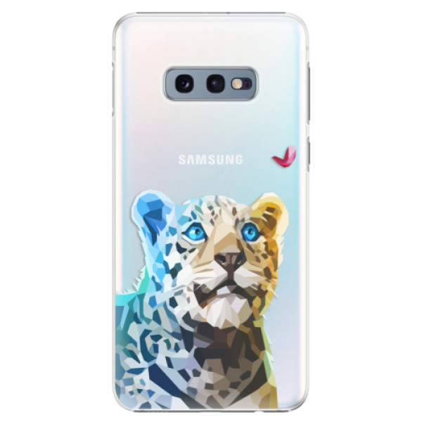 Plastové pouzdro iSaprio - Leopard With Butterfly - Samsung Galaxy S10e