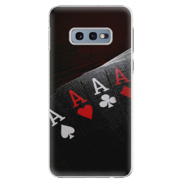 Plastové pouzdro iSaprio Poker na mobil Samsung Galaxy S10e (Plastový kryt, obal, pouzdro iSaprio Poker na mobilní telefon Samsung Galaxy S10e)
