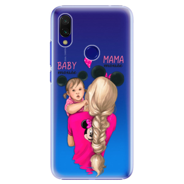 Plastové pouzdro iSaprio - Mama Mouse Blond and Girl - Xiaomi Redmi 7