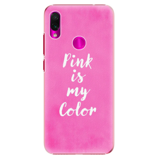 Plastové pouzdro iSaprio - Pink is my color - Xiaomi Redmi Note 7