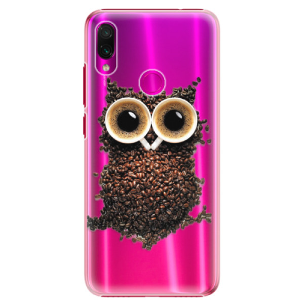 Plastové pouzdro iSaprio - Owl And Coffee - Xiaomi Redmi Note 7