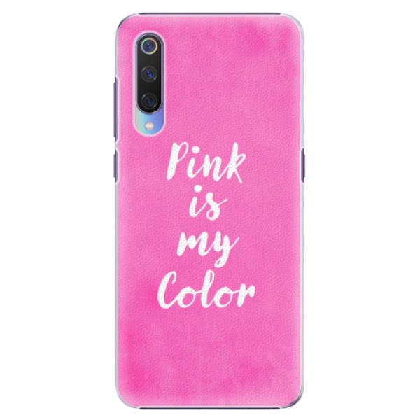 Plastové pouzdro iSaprio Pink is my color na mobil Xiaomi Mi 9 (Plastový kryt, obal, pouzdro iSaprio Pink is my color na mobilní telefon Xiaomi Mi 9)