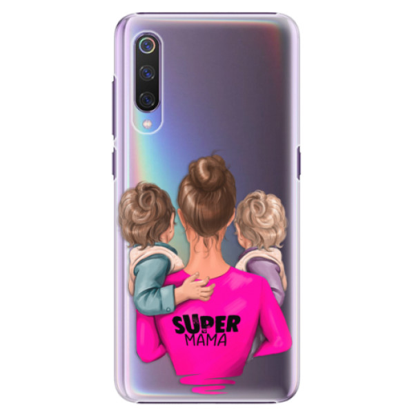 Plastové pouzdro iSaprio - Super Mama - Two Boys - Xiaomi Mi 9