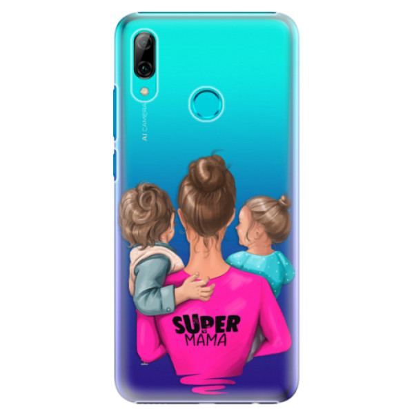 Plastové pouzdro iSaprio - Super Mama - Boy and Girl - Huawei P Smart 2019