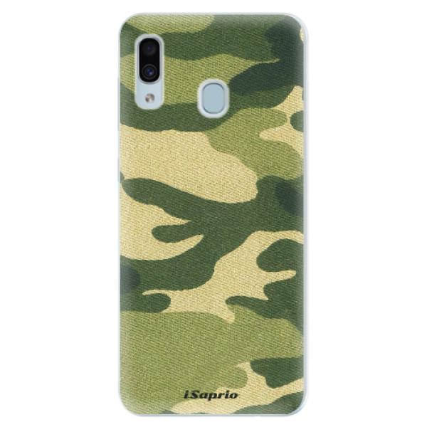 Silikonové pouzdro iSaprio - Green Camuflage 01 - Samsung Galaxy A30