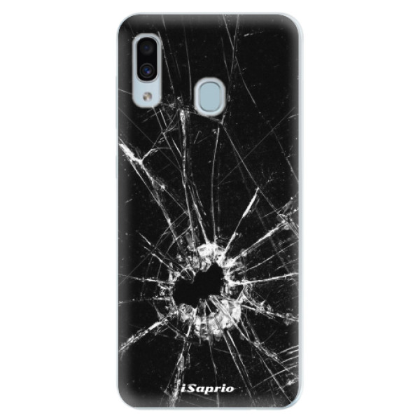Silikonové pouzdro iSaprio - Broken Glass 10 - Samsung Galaxy A30