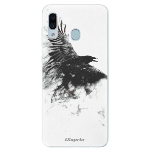 Silikonové pouzdro iSaprio - Dark Bird 01 - Samsung Galaxy A30