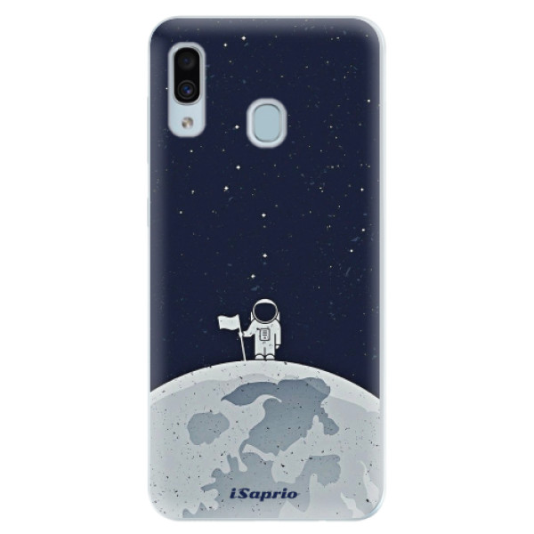 Silikonové pouzdro iSaprio - On The Moon 10 - Samsung Galaxy A30