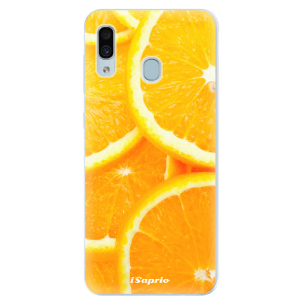Silikonové pouzdro iSaprio - Orange 10 - Samsung Galaxy A30
