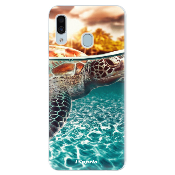 Silikonové pouzdro iSaprio - Turtle 01 - Samsung Galaxy A30